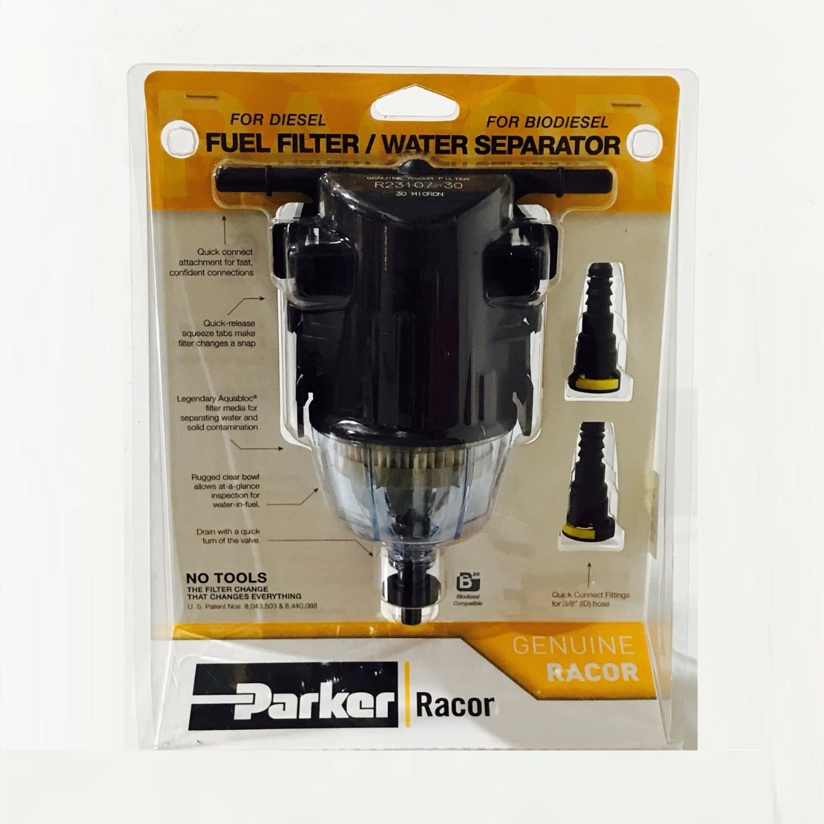 PARKER RACOR SNAPP FUEL FILTER ASSEMBLY