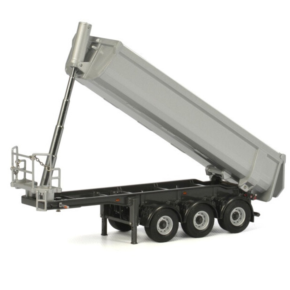 WSI 1:50 SCALE HALF PIPE TIPPING TAILER X3 AXLE